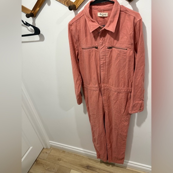Like new- MADEWELL 100% Cotton- ZIPPER JUMPSUIT - XL - Picture 2 of 9
